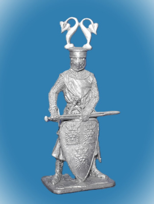 Картинка 317 Оловянный солдатик Мейнлох фон Сефелинген, 12 век, 54 мм  от магазина Масштаб