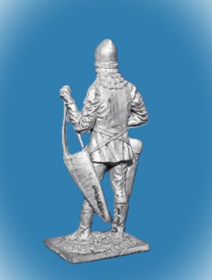 Картинка 020. Оловянный солдатик Богемский лучник, 2-я пол. 14 века, 54 мм  от магазина Масштаб