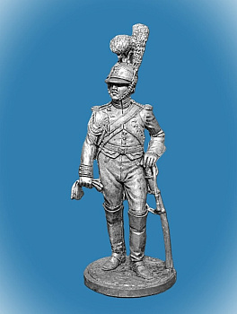 Картинка NAP-032 Оловянный солдатик Ряд.1-й роты (Милан) Почетной королевской гвардии Италия 1811-12 гг.  от магазина Масштаб