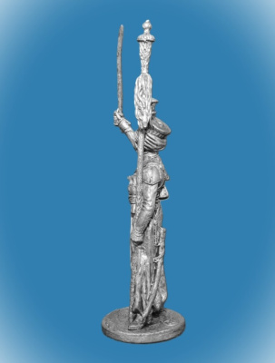 Картинка NAP-073 Оловянный солдатик Мамелюк с бунчуком. Франция, 1806-14 гг., 54 мм  от магазина Масштаб