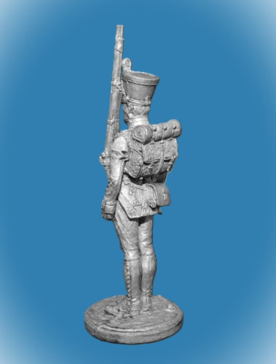 Картинка NAP-037 Оловянный солдатик Фузилёр 61-го линейного полка Франция 1812-14 гг., 54 мм  от магазина Масштаб