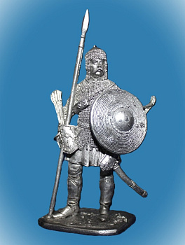 Картинка 259. Оловянный солдатик Польский панцирный казак, 2-я пол. 17 в., 54мм  от магазина Масштаб