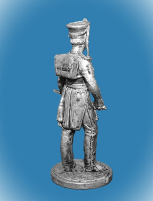 Картинка NAP-045 Оловянный солдатик Обер-офицер армейской пешей артиллерии Россия 1809-14 гг., 54 мм  от магазина Масштаб