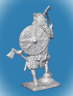 Картинка 308. Оловянный солдатик Варяжский воин-берсерк, 54 мм  от магазина Масштаб