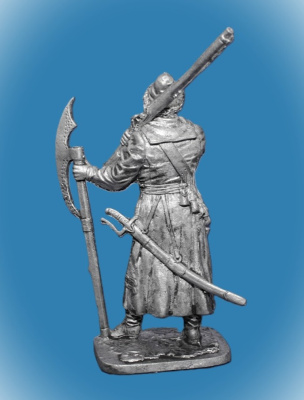 Картинка 200. Оловянный солдатик Московский стрелец, 17 в, 54мм  от магазина Масштаб