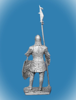 Картинка 134. Оловянный солдатик Французский городской ополченец, 1370 г., 54мм  от магазина Масштаб