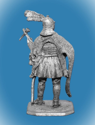 Картинка 260. Оловянный солдатик Польский гусарский товарищ, 1600-20 гг., 54мм  от магазина Масштаб