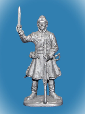 Картинка 230. Оловянный солдатик Фузелер выборных солдатских полков, 1698-1702гг. Россия, 54мм  от магазина Масштаб