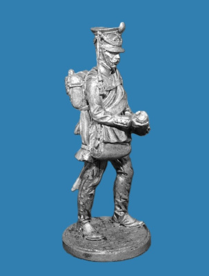 Картинка NAP-042 Канонир (2 номер) армейской пешей артиллерии. Россия, 1809-14 гг. 54 мм  от магазина Масштаб