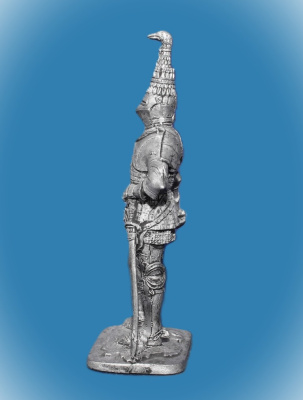Картинка 193. Оловянный солдатик Ричард Невилл, граф Уорвик. Англия, 1455 г, 54мм  от магазина Масштаб