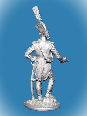Картинка 043. Оловянный солдатик Адьютант генерала Франция 1809-12гг, 54мм  от магазина Масштаб
