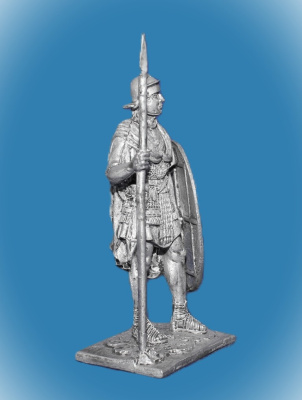 Картинка 083. Оловянный солдатик Римский вспомогательный пехотинец, 1 век н.э., 54мм  от магазина Масштаб