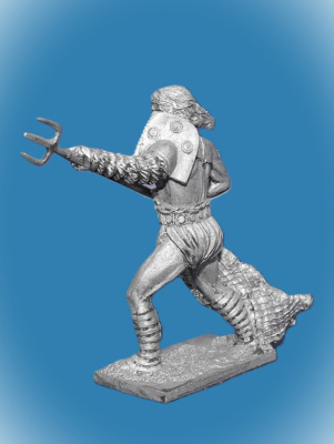 Картинка 224. Оловянный солдатик Римский гладиатор-ретиарий, 1-3 в, 54мм  от магазина Масштаб