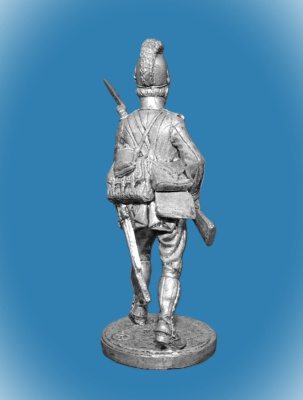 Картинка NAP-026 Оловянный солдатик Фузилер 9-го линейного полка фон Изенбурга Бавария 1806-07 гг., 54 мм  от магазина Масштаб