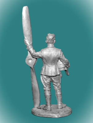 Картинка WWI -1 Оловянный солдатик Пилот авиационных частей. Россия, 1914-17 гг., 54мм  от магазина Масштаб