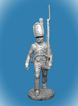 Картинка NAP-024 Оловянный солдатик Гренадер 45-го пехотного полка Цвайфеля Пруссия 1806 г., 54мм  от магазина Масштаб
