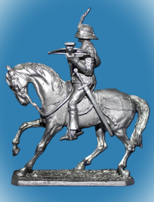 Картинка 108. Оловянный солдатик Швейцарский конный арбалетчик, 1460-1495 гг., 54мм  от магазина Масштаб