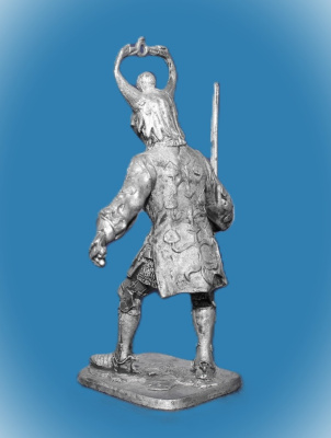 Картинка 082. Оловянный солдатик Жан де Креки. Бургундия, 1-я пол. 15 века, 54мм  от магазина Масштаб