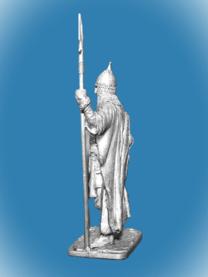 Картинка 357 Оловянный солдатик Пеший ратник. Русь, 11-14вв., 54 мм  от магазина Масштаб