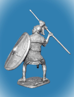 Картинка 176. Оловянный солдатик Римский легионер, 3-1 в до н.э., 54мм  от магазина Масштаб