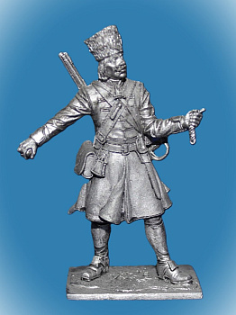 Картинка 238. Оловянный солдатик Гренадер 2-го Выборного (Бутырского ) полка, 1698-1702 гг., 54мм  от магазина Масштаб