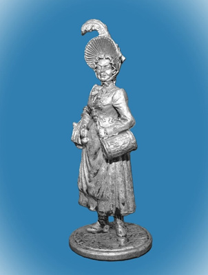 Картинка NAP-006 Оловянный солдатик Французская маркитанка 1805-15 г., 54мм  от магазина Масштаб