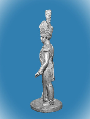 Картинка NAP-033 Оловянный солдатик Офицер гвардейских гренадеров Вестфалия 1809-10 гг., 54мм  от магазина Масштаб