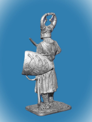 Картинка 312. Оловянный солдатик Готфрид фон Нейфен. Германия, 13 век, 54 мм  от магазина Масштаб