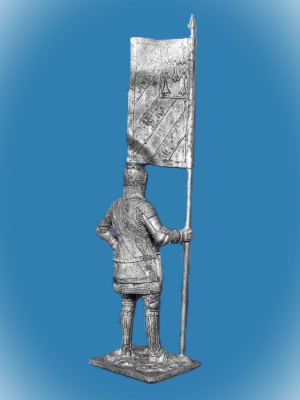 Картинка 145. Оловянный солдатик Жан де Монтагю, сэр Сомбернон. Бургундия, 14 в., 54мм  от магазина Масштаб