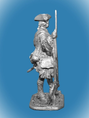 Картинка 282. Оловянный солдатик Фузилер армии Петра 1, 54 мм  от магазина Масштаб