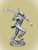 Картинка WW-08 Оловянный солдатик Индеец с тамагавком, 54 мм.  от магазина Масштаб