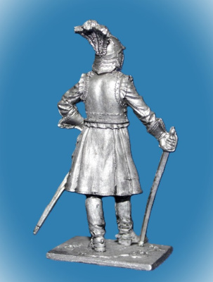Картинка 239. Оловянный солдатик Офицер драгунских полков, 1698-1704гг. Россия, 54мм  от магазина Масштаб
