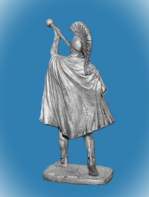 Картинка 207. Оловянный солдатик Греческий трубач, 5 век до н.э., 54мм  от магазина Масштаб