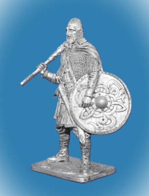 Картинка 297. Оловянный солдатик Трувор-брат Рюрика, правитель в Изборске 862 г., 54 мм  от магазина Масштаб