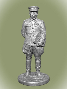 Картинка WWII-002 Оловянный солдатик Нач.Генштаба РККА Шапошников 1941 - 42 г. СССР, 54 мм.  от магазина Масштаб