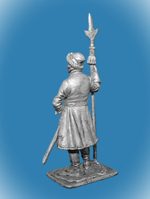 Картинка 229. Оловянный солдатик Обер-офицер Преображенского полка, 1698-1702 гг. Россия, 54мм  от магазина Масштаб
