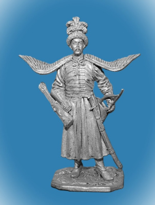 Картинка 159. Оловянный солдатик Польский кавалерист, нач. 17 в, 54мм  от магазина Масштаб