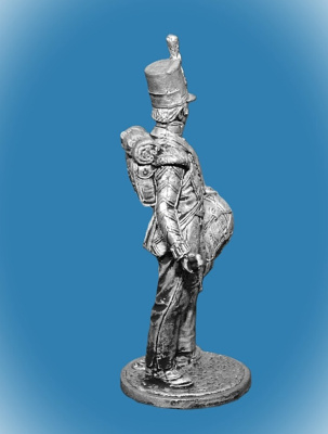 Картинка NAP-090 Оловянный солдатик Барабанщик. Великобритания, 1810-15, 54 мм  от магазина Масштаб