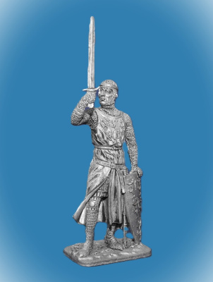 Картинка 137. Оловянный солдатик Вильям Лонгспи, граф Солсбери. Англия, нач. 13 в., 54мм  от магазина Масштаб