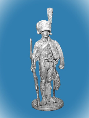 Картинка NAP-084 Рядовой полка Конных егерей Императорской гвардии. Франция, 1804-15 гг. , 54 мм  от магазина Масштаб