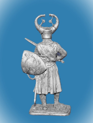 Картинка 312. Оловянный солдатик Готфрид фон Нейфен. Германия, 13 век, 54 мм  от магазина Масштаб