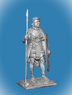 Картинка 083. Оловянный солдатик Римский вспомогательный пехотинец, 1 век н.э., 54мм  от магазина Масштаб