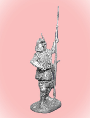 Картинка 123. Оловянный солдатик Самурай, 1600 год, 54мм  от магазина Масштаб