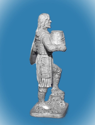 Картинка 217. Оловянный солдатик Тевтонский рыцарь, 13 в, 54мм  от магазина Масштаб