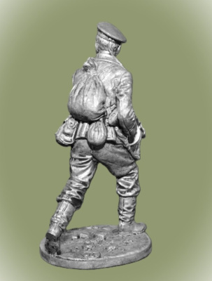 Картинка WWII-034 Краснофлотец с п-п Томпсон. Сев. флот, 1941-43 гг. СССР  54 мм.  от магазина Масштаб