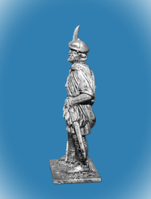 Картинка 014. Оловянный солдатик Шотландский воин, конец 17-нач.18 вв.  от магазина Масштаб