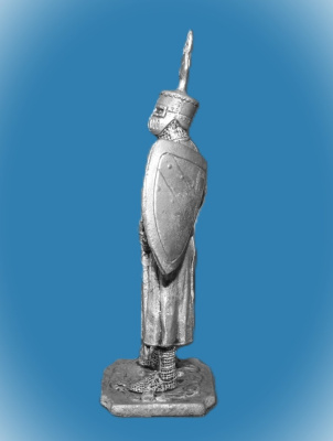 Картинка 195. Оловянный солдатик Германский рыцарь, 1200 г, 54мм  от магазина Масштаб