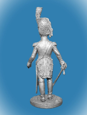 Картинка NAP-033 Оловянный солдатик Офицер гвардейских гренадеров Вестфалия 1809-10 гг., 54мм  от магазина Масштаб