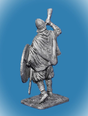 Картинка 215. Оловянный солдатик Викинг с рогом, 9-10 вв., 54мм  от магазина Масштаб