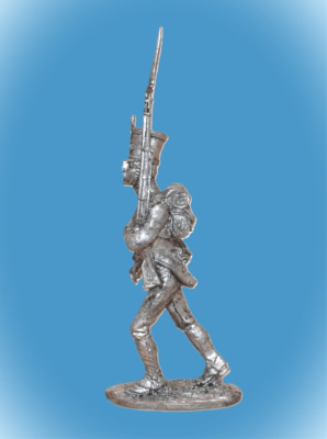 Картинка 061. Оловянный солдатик Фузелер линейной пехоты Франция 1812-15гг, 54мм  от магазина Масштаб